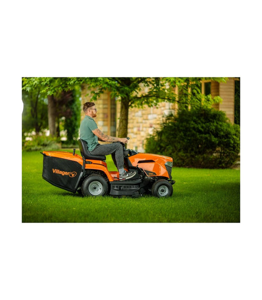 Villager VT 1025 HD Twin 586cc Zweizylinder-Benzin-Aufsitzmäher – 98 cm Schnittbreite – Hydrostatischer Antrieb