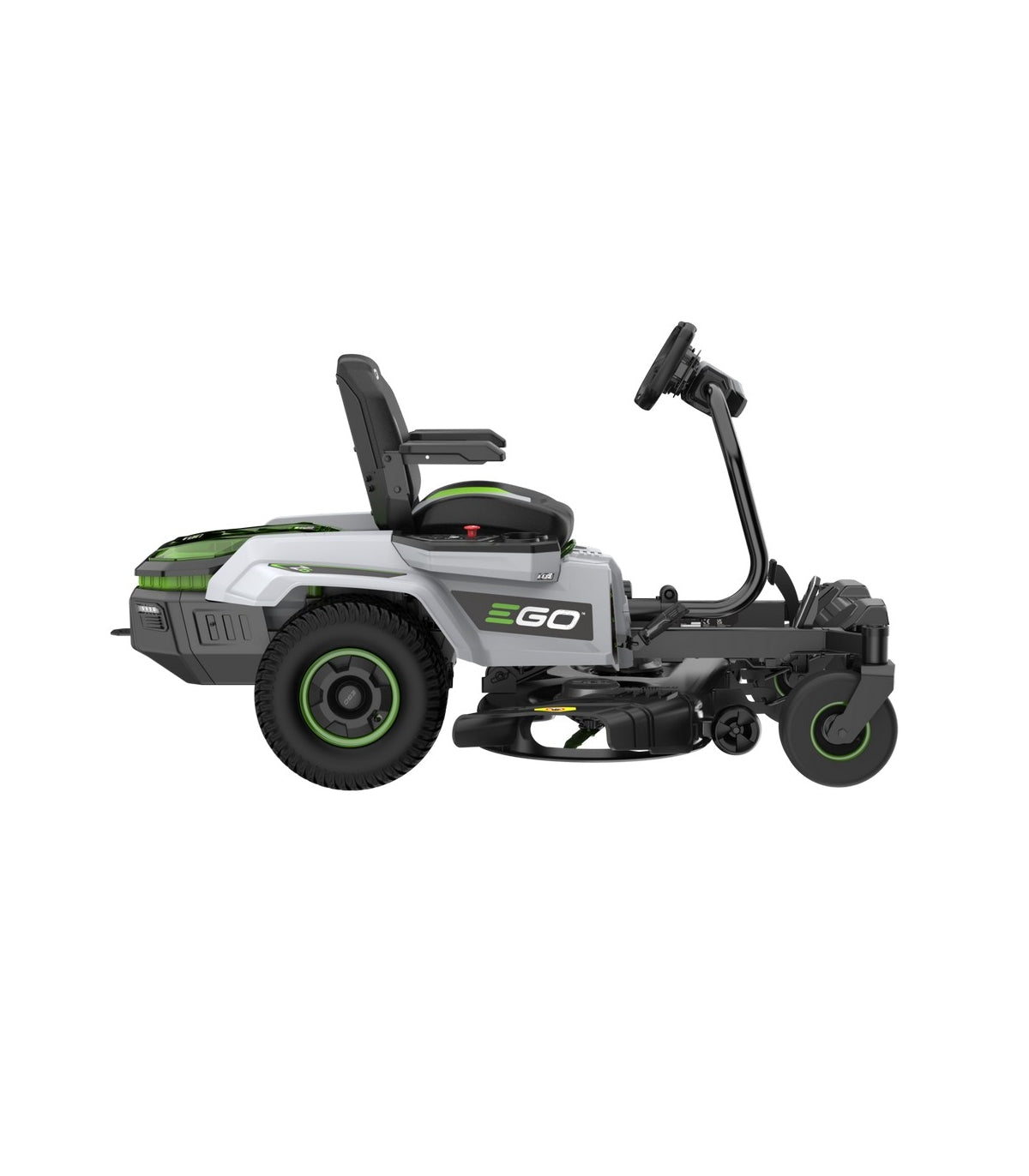 ZT4201ES Zero-Turn-Aufsitzmäher-Set mit Lenkrad, 5 x 10-Ah-Akkus und Wandladegerät