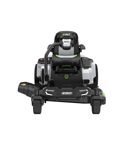 ZT4201ES Zero-Turn-Aufsitzmäher-Set mit Lenkrad, 5 x 10-Ah-Akkus und Wandladegerät