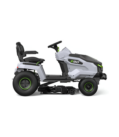 EGO TR4201E Akku-Aufsitzrasenmäher-Set, 107 cm Schnittbreite, 6 x 10-Ah-Akkus und Schnellladegerät