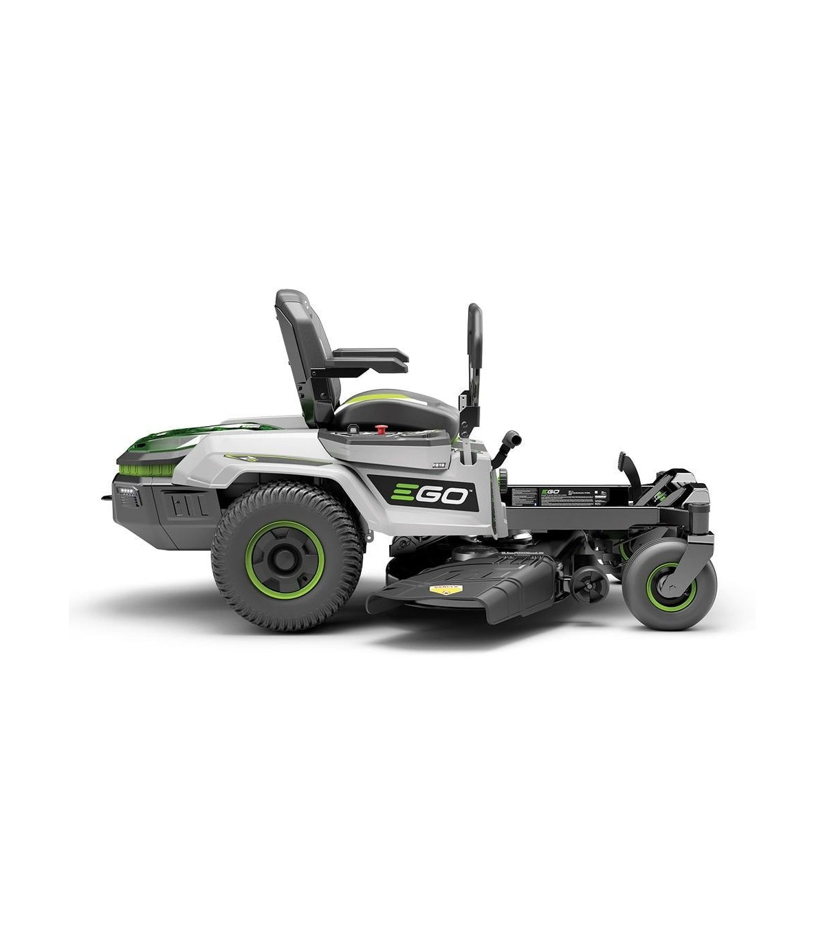 Aufsitzmäher-Komplettset mit Nullwendekreis, 107 cm Schnittbreite, inklusive 6 x 10-Ah-Akkus und 1600-W-Ladegerät, EGO ZT4201E