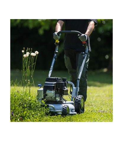 Selbstfahrender Rasenmäher 53 cm – 3000 m², Mulchfunktion, Kawasaki-Motor 179 cm³, Elektrostarter, 2 Vorwärtsgänge – PM53A-KW