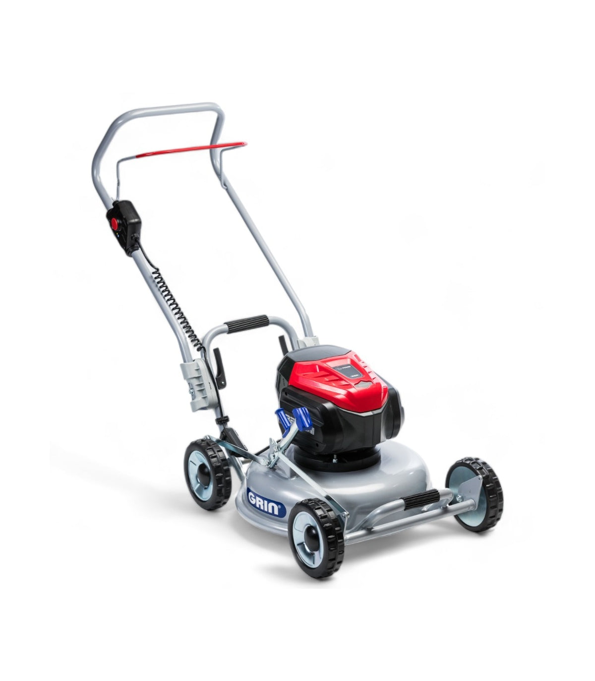 Professioneller 82-V-Akku-Rasenmäher, 1000 m² Laufzeit, Mulchfunktion – GRIN BM46-82V