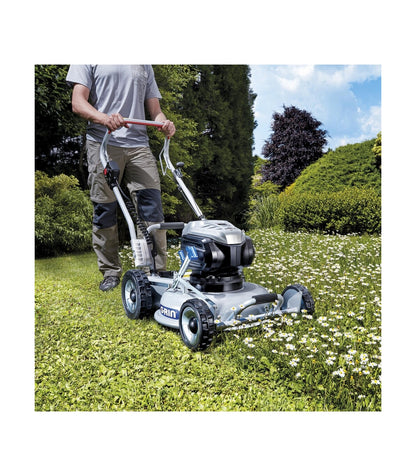 Professioneller 82-V-Akku-Rasenmäher, 1000 m² Laufzeit, Mulchfunktion – GRIN BM46-82V
