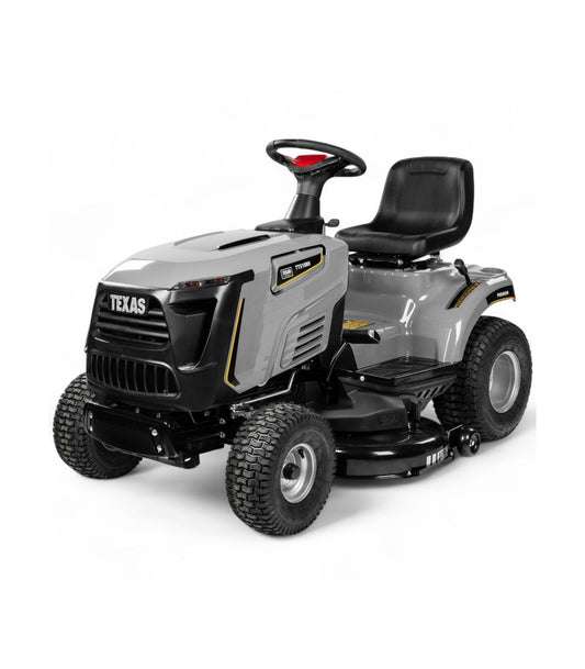 108 cm Benzin-Aufsitzrasenmäher, 452 cm³ Motor, Seitenauswurf + Mulchen - TEXAS TTS108H