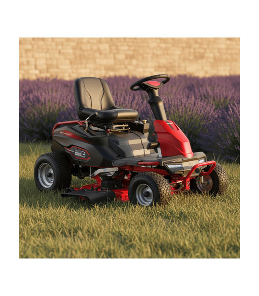 98 cm elektrischer Aufsitzmäher, 1500 bis 3000 m², Mulchfunktion - POPSTER BRM148S-98